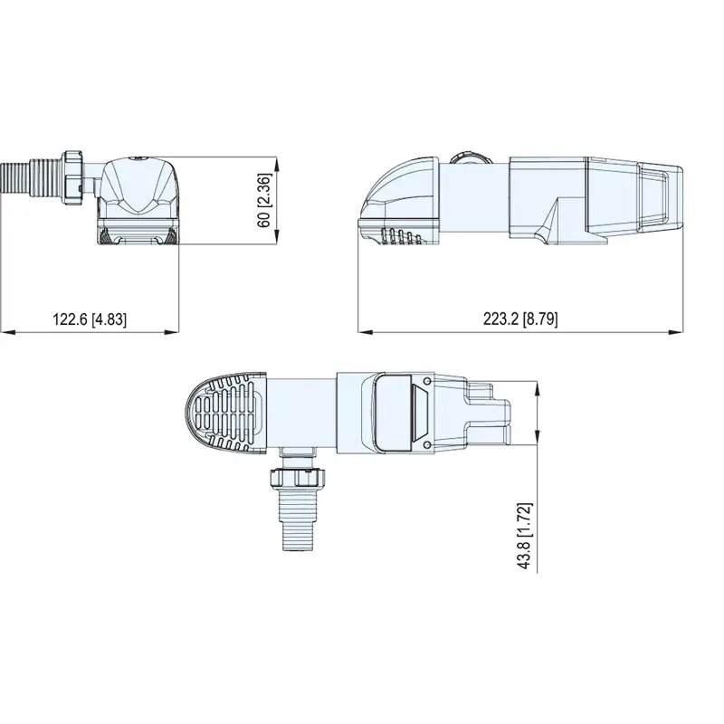 TMC-30811,Low Profile Bilge Pump - Non Automatic
