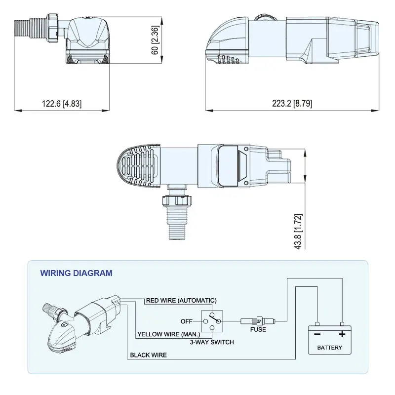 TMC-30801,Automatic Low Profile Bilge Pump